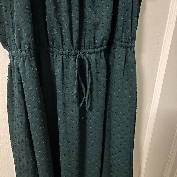 Green Swiss Dot H&M Dress - Medium - Picture 3 of 7